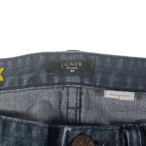 J. Crew Jeans Womens 31 34x31 Low Rise Toothpick Ankle Dark Wash Blue - Picture 3 of 14